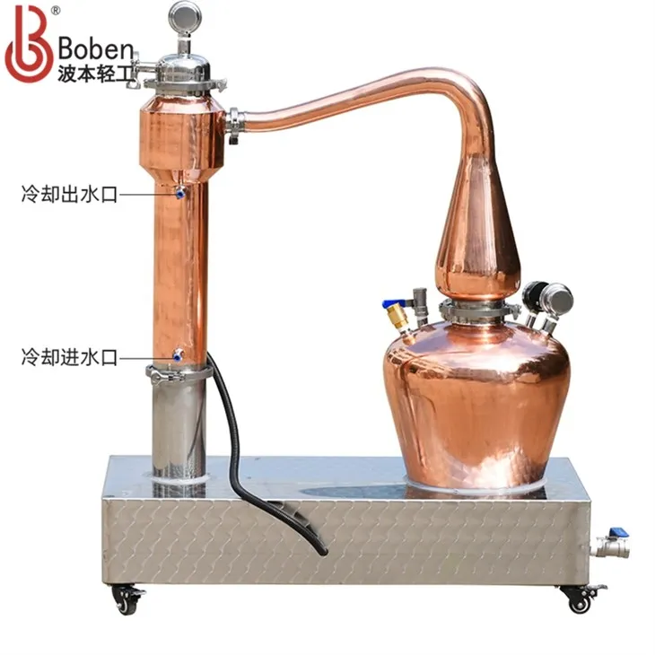 Portable Household Copper Pot Whiskey Still